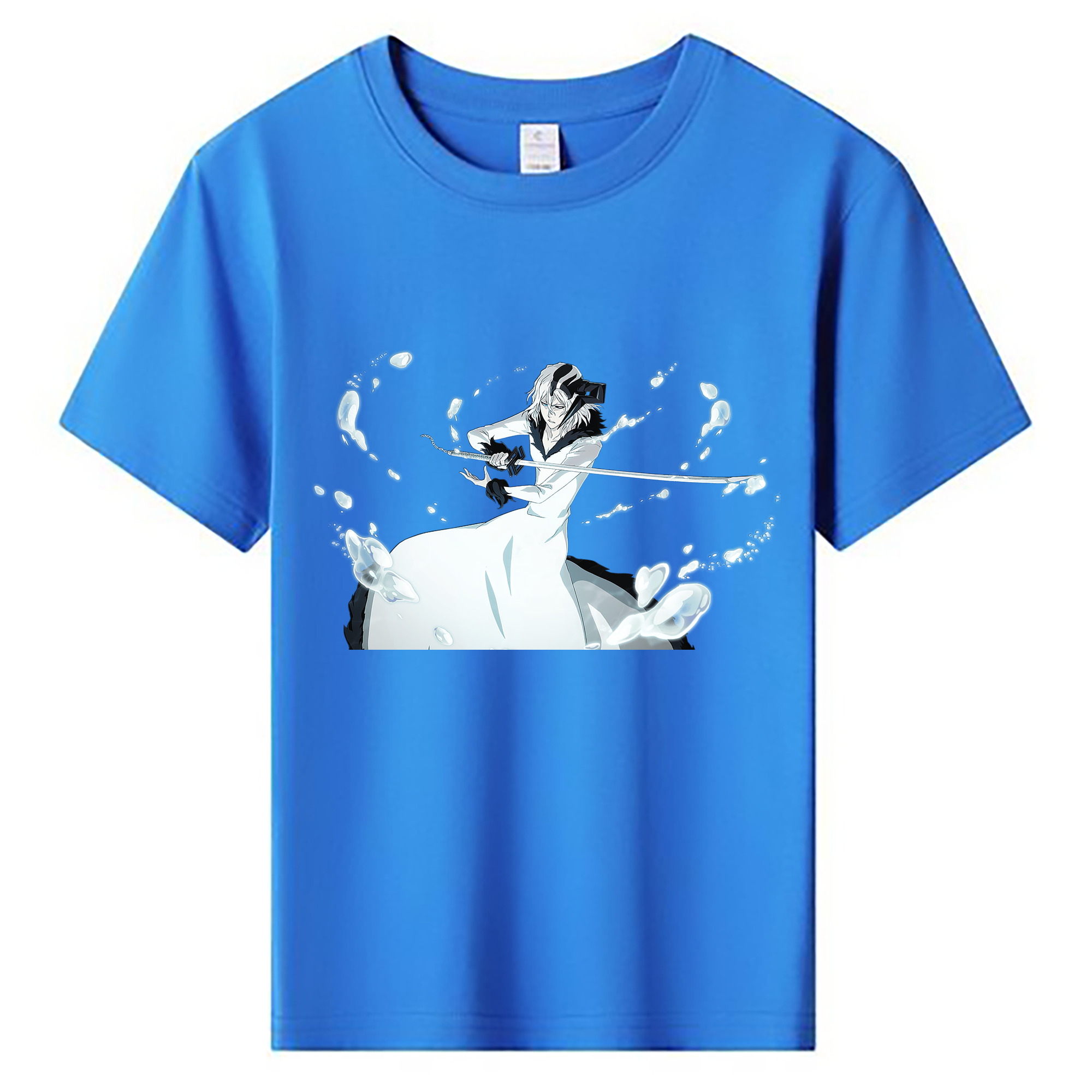 （画像用） ブリーチ 黒崎一護（くろさき いちご）BLEACH Kurosaki Ichigo 綿100％キッズTシャツ（フロントプリント）